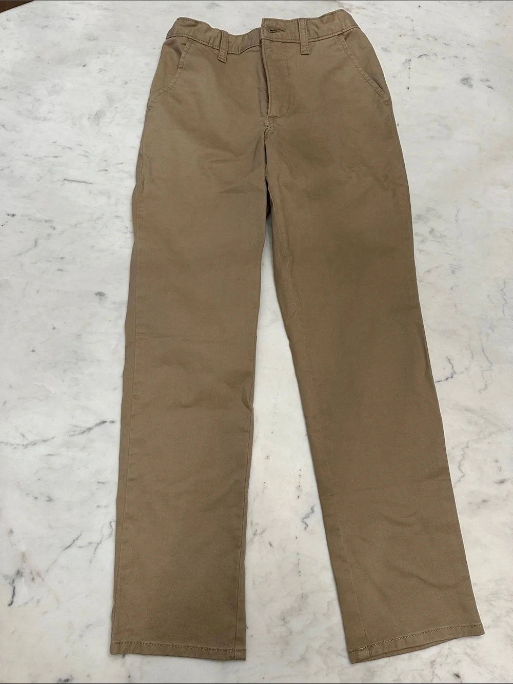 GAP boys Straight-Leg Chinos in Khaki